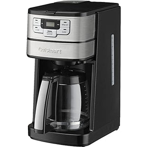 Cuisinart DGB-400 Automatic Grind and Brew 12 Cup Coffemaker Black/Stainless Bundle with 1 YR CPS Enhanced Protection Pack