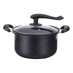 WALNUTA Nonstick Cookware Pots and Pans Set, 3 Piece, black