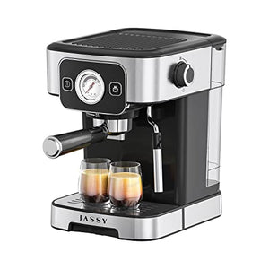 Espresso Coffee Machine Cappuccino Maker with 20 BAR Pump & Powerful Milk Foaming Steam Wand for Latte, Mocha, Cappuccino, 1.8L Water Tank, 1200W