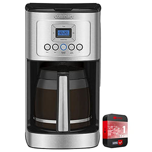 Cuisinart Perfect Temp 14-Cup Programmable Coffeemaker Stainless Steel (DCC-3200) with 1 YR CPS Enhanced Protection Pack
