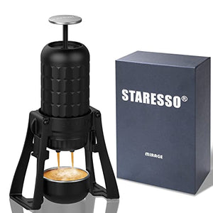 STARESSO Portable Coffee Maker, Specialty Portable Espresso Coffee Machine, Travel Coffee Maker, Car Manually Coffee Maker, Camping Gadgets, Coffee Gifts for Coffee Lovers