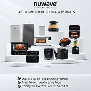 NUWAVE BRAVO XL 30-Quart Convection Oven with Flavor Infusion Technology with Integrated Digital Temperature Probe; 12 Presets; 3 Fan Speeds; 5-Quartz Heating Elements