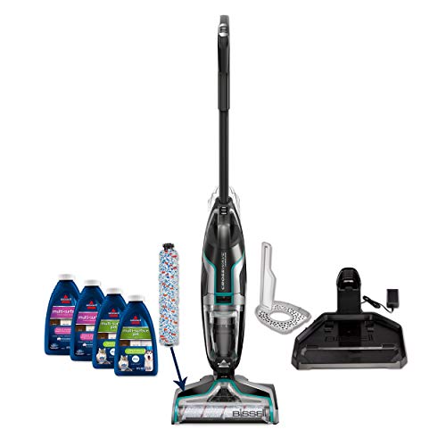 BISSELL CrossWave Cordless Floor and and Carpet Cleaner with Wet-Dry Vacuum, 2551, Black