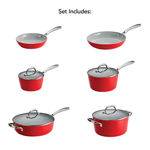 Tramontina 10 Pc Cold-Forged Induction Ceramic Cookware Set (80110/032DS)