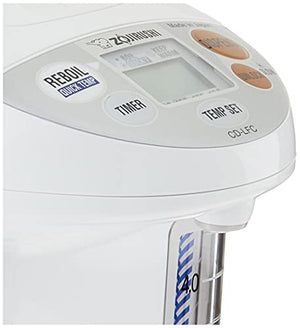 Zojirushi Micom Water Boiler and Warmer, 169 oz/5.0 L, White