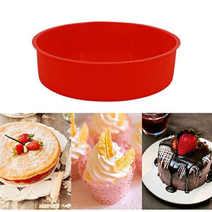 CGADX Round Rectangle Silicone Mould Baking Pan Pastry Muffin Cake Mold Baking Accessories Silicone Molds