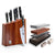 The Gladiator Series 8-Piece Knife Block Set Bundled with The Dalstrong Premium, Extra-Large Whetstone Kit - #6000/#1000 Grit with Stand