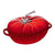 Staub Cast Iron 3-qt Tomato Cocotte - Cherry, Made in France