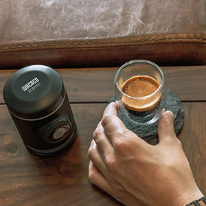 WACACO Picopresso Portable Espresso Maker Bundled with Protective Case, Pro-level Specialty Coffee Machine, Compatible Ultra-fine Grind, Manually Operated Travel Coffee Maker