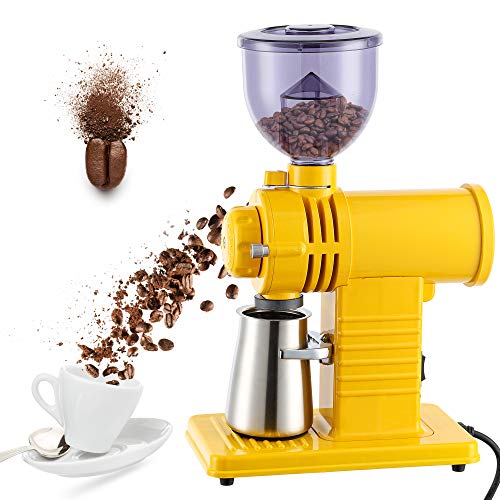 CGOLDENWALL Electric Burr Coffee Grinder for Coarse Ground Coffee Ghost Teeth Burr Mill with 10 Coarse Grind Settings Coffee Bean Grinder for Drip Coffee and Percolator Coffee with Cleaning Brush 110V