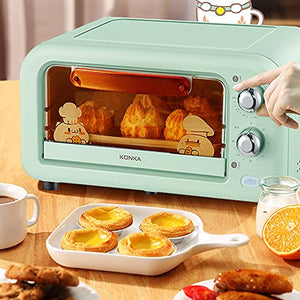 Convection Toaster Oven, 12 Litre Mini Grill, Convection Electric Countertop Rotisserie Toaster Oven Cooker with Multiple Cooking Functions