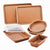 Ayesha Curry Bakeware Nonstick Baking Cookie, Loaf, Cake Pan Set, 7-Piece, Copper