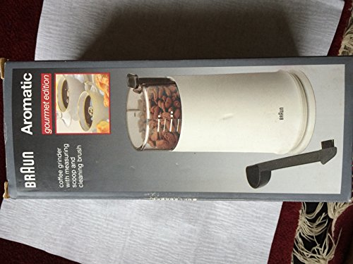 Braun Aromatic Coffee Grinder "Gourmet Edition" (Model: KSM 4)