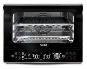 NuWave TODD ENGLISH iQ360 Digital Smart Oven, 20-in-1 Convection Infrared Grill Griddle Combo, 34-Qt Mega Capacity, 1800 Watts, Adjustable Triple Surround Heat Zones, Smart Thermostat, WIFI Enabled