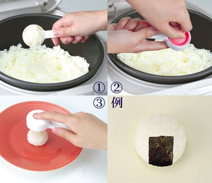 Arnest Nigitte-mitemite"neu" Sushi Rice Press Mold with Handle, Set of 5 (Elephant, Cat, Round, Dog, Rabbit)
