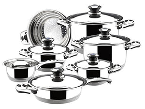 Magefesa Ecotherm Dietetic Stainless Steel 12 Piece, Cookware Set