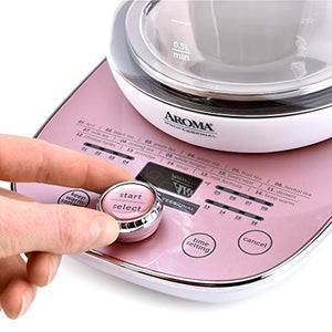 Aroma Professional AWK-701 16-in-1 Nutri-Water, Green, Fruit, Flower Tea, Coffee, Multi-Use Kettle, Delay Timer, 1.5L, Pink
