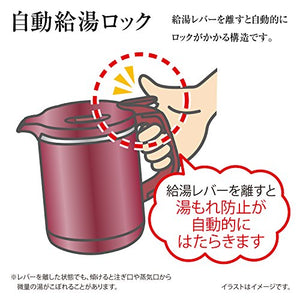 Zojirushi electric kettle (1.0L) Metallic Brown CK-AW10-TM