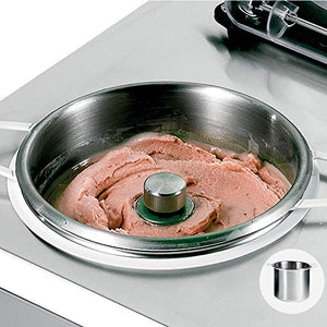 NEMOX 36790 Chef 5L Gelato-Ice Cream Machine, 2.5 Quart Bowl Capacity, Stainless Steel Brushed Finish