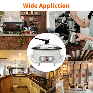 Upgrade Coffee Roaster Machine for Home Use, 110V Household Electric Coffee Bean Roaster with Timer 1200W Roasting Machine Peanut Bean Home Coffee Roaster