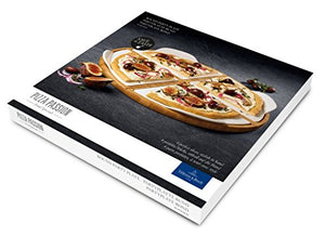 Pizza Passion 5 Piece Pizzia Set by Villeroy & Boch - Premium Porcelain - Made in Germany - Dishwasher and Microwave Safe Plates - 14 Inches