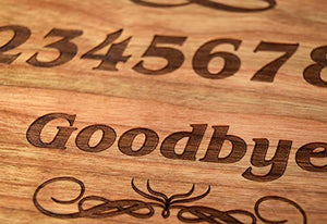 Beatus Lignum Celtic Ouija Board Real CHERRY wood 16 x 11 x 1/2 Thick - Customizable