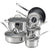 Circulon 77881 Genesis Stainless Steel 10-Piece Cookware Set