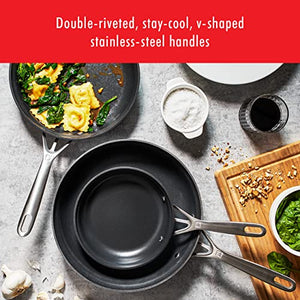 ZWILLING Motion Nonstick Hard-Anodized 10-Piece Cookware Set in Grey, Dutch Oven, Fry pan, Saucepan