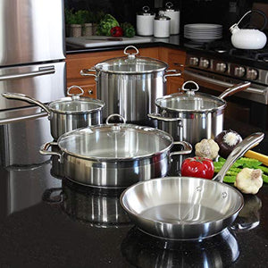 Chantal Induction 21 Steel 9 Piece Cookware Set