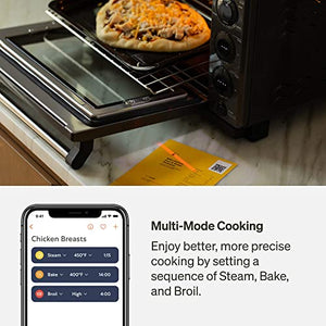 Tovala Smart Oven, 5-in-1 Countertop Toaster Oven - Toast, Steam, Bake, Broil, And Reheat - Smartphone Controlled Convection Oven Includes Meal Subscription Credit for 3 Tovala Meals