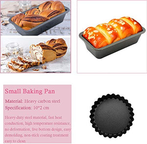 UXZDX CUJUX Bakeware Set Cake Pan Set 16 PCS Heavy Carbon Steel Serial Cake Mold Baking pan Silicone Non-Stick DIY Kitchen Baking Tools
