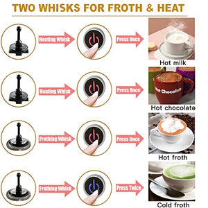 Milk Frother, Electric Milk Steamer Stainless Steel, Automatic Hot and Cold Milk Frother Warmer for Latte, Foam Maker for Coffee, Hot Chocolates, Cappuccino With Temperature Controls，Milk Heater8.11oz