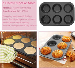 KGEZW Bakeware set Cake Pan Set 16 PCS Heavy Carbon Steel Serial Cake Mold baking pan Silicone Non-stick DIY Kitchen Baking Tools