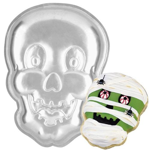 Wilton Smiling Skull Vampire Ghoul Cake Pan (2105-2057, 2001)