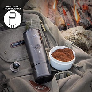 VentureBrew Portable Espresso Maker - 20 Bar Pressure, Fast Heating - USB Type-C Rechargeable - Compatible with Coffee Grounds and NS Pods - Portable Coffee Maker for Camping, Hiking, Travel, Outdoors