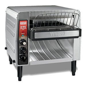 Waring Commercial CTS1000B Conveyer Toaster, 1000+ slices per hour, 208V, 2700W, 6-20 Phase Plug