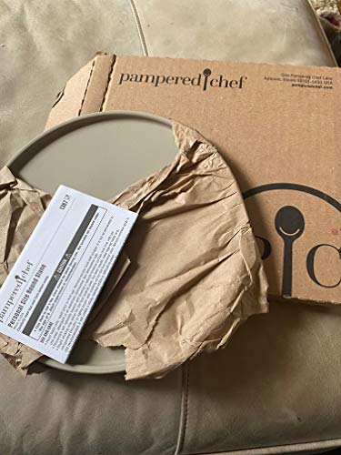 PAMPERED CHEF #1387 STONEWARE PERSONAL PIZZA STONE PERSONAL ROUND SIZE