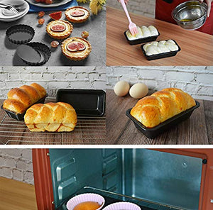 UXZDX CUJUX Bakeware Set Nonstick Cake Decorating Supplies Kit Cake Cookie Muffin Cupcake Baking Pan Icing Tips Pastry Mat Pin 75pcs (Color : Pink)