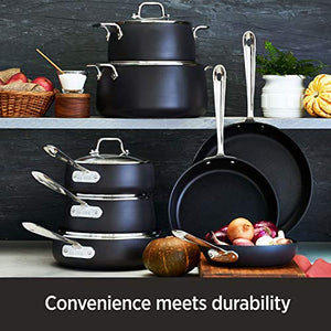 All-Clad E785SB64 HA1 Hard Anodized Nonstick Cookware Set, Pots and Pans Set, 13 Piece, Black