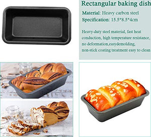 UXZDX CUJUX Bakeware Set Carbon Steelbaking pan Removable Bottom Cake Various Shapes Silicone Mold DIY Hone Kitchen Baking Tools 16PCS