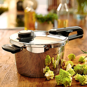 Fissler Vitavit Premium / Pressure Cooker (10.2"/10.6qt) stainless steel pressure cooker, 2 cooking levels - induction